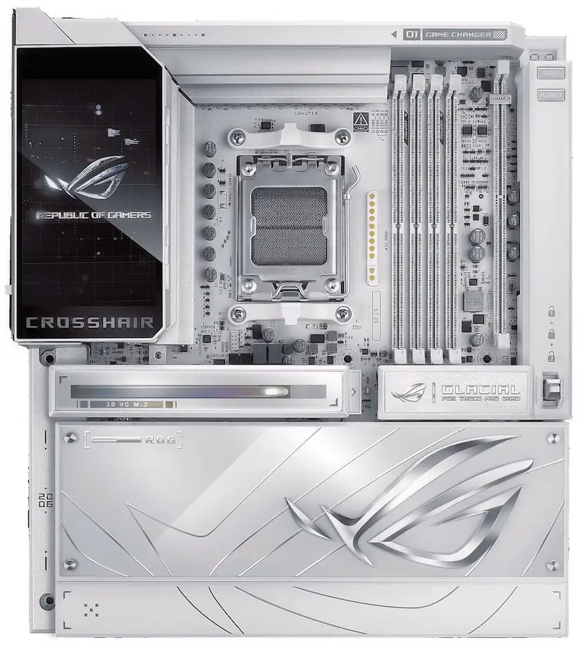 Montaje Placa Base ASUS ROG CROSSHAIR X870E GLACIAL Alcorcón Alcorcón PC - Montaje Placa Base ASUS ROG CROSSHAIR X870E GLACIAL Alcorcón