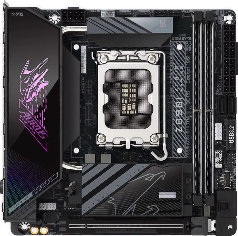 Montaje Placas Base Gigabyte Z890I AORUS ULTRA Gaming PC Alcorcón Montaje Placa Base Gigabyte Z890I AORUS ULTRA Gaming PC Alcorcón