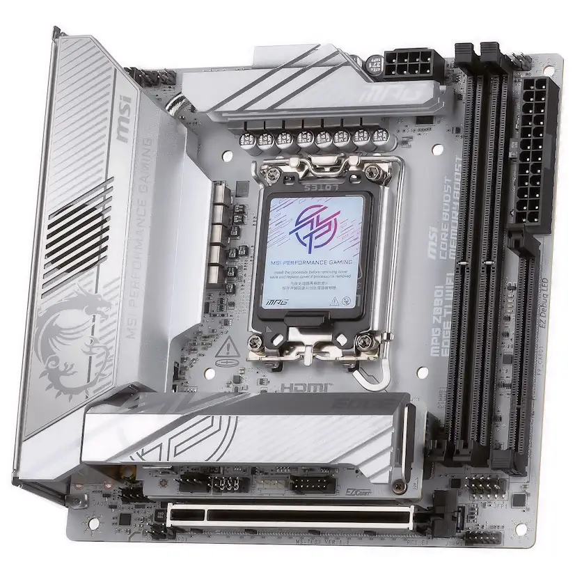 Montaje Placa Base MSI MPG Z890I EDGE TI WIFI Gaming PC Alcorcón Montaje Placa Base MSI MPG Z890I EDGE TI WIFI Gaming PC Alcorcón